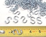1 "インチSフックLot of 100スチールSフックS字フック