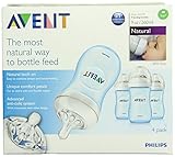 Philips Avent Natural Polypropylene BPA Free Bottles, Blue, 9 Ounce by Philips AVENT
