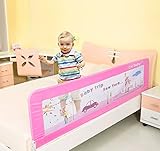 (ヘラサ)Herasa　ベッドフェンス　ベッドレール　掛け布団のずれ防止　ベビーベッドガード　ポータブル　オシャレ　丈夫　一枚 (青, 1.2ｍ) (ピンク, 1.2ｍ)