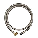PlumBest S04233R1 3/8-Inch OD by 3/8-Inch MIP by 48-Inch Stainless Steel Dishwasher Connection [並行輸入