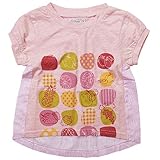 《初夏盛夏対応》SCHNEE(スネー) フルーツプリント天竺Tシャツ 100cm /ピンク NO.F-674205