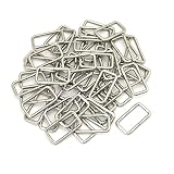 角カン(小カン) 30×13×3mm シルバー(ニッケル) 50個セット