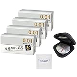 【4個セット】 サガミオリジナル コンドーム 0.01 10個入 + オリジナルコンドームケース + ペペ ローション プロローグ 5ml