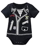 mombebe Baby Boys ' Chopperパンクボディスーツ カラー: ブラック