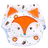 Domybest トレーニングパンツ ベビーおむつ 女の子 男の子 コットン 0-1歳 再利用可能 良い換気 強い弾力性 強力吸水