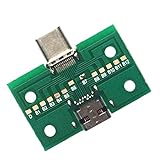 D DOLITY TYPE-Cテストボード　オス - メス コネクタ　USBコンバータ