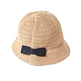 Spinas(スピナス) キッズ ベビー 帽子 ハット バック リボン サイズ 調節 海 ビーチ 旅行　おしゃれ 帽子 かわいい 日よけ UVカット 熱中症 防止 おでかけ ガール 女の子 全5色 ベ