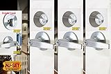 3セットのNuSet Keyed Alikeエントリレバーロック/デッドボルトサテンクロームコンボの
