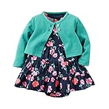 カーターズ Carter's 半袖ワンピース ＆ カーディガン 2点セット 2-Piece Bodysuit Dress & Cardigan Set 6M (61-67cm)