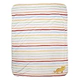 Kidsline Who's At The Zoo Velour Sherpa Blanket by KidsLine