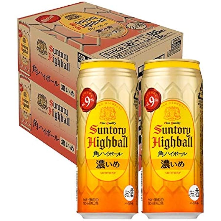 Amazon.co.jp: サントリー 角ハイボール 濃いめ 缶 500ml×24本入×2