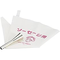 田中糧機 ソーセージ用口金セット(絞り袋付き) ウィンナ&フランク用 3300 真鍮メッキ、綿布、樹脂加工 日本 WKT50300 2mvetro Amazon.co.jp: 田中糧機製作所 田中糧機 ソーセージ用口金セット(絞り