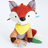 【Ani Mam Kids】音がなる 動物 お友達 ぬいぐるみ ベビー 子供 キッズ 知育 おもちゃ 遊具 (キツネさん)