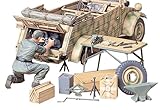 タミヤ 1/35 ミリタリーミニチュアシリーズ キューベルワーゲン エンジン整備セット