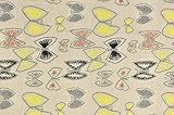 さまざまな手工芸品、DIY生地、衣類生地用の厚いリネン綿生地バタフライパターン刺繡アクアブルー (ネイビーカラー)
