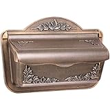 Gibraltar CAH304BZ Ivy Design Cast Aluminum Wall Mount Mailbox Large by Solar Group