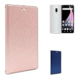 シズカウィル AQUOS zero2 ケース カバー 手帳型 SH-01M SHV47 スリム ケース ローズピンク 1個入り