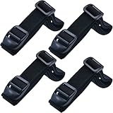 バックパックアクセサリーストラップ荷物ストラップカバーストラップロングラッシュストラップスリーピングバッグストラップマットレスストラップ（バックル付き）バンド固定バンド - 4点セット