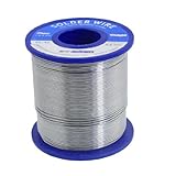 uxcell　はんだワイヤリールスプール　リール巻はんだ　フラックス錫リード　ロール溶接はんだ　0.8mm　400g