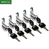 Bona 5点Keyed Alike引き出しカム円柱ドアメールボックスキャビネットキャビネットハードウェアロック(多少の傷) Keyed Alike 16mm