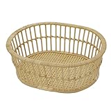 ツルヤ商店 Hile 籐製 脱衣かご（オーバル）/ハイル ラタン ランドリーバスケット 脱衣カゴ