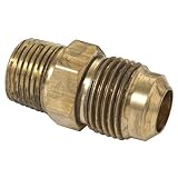 Brasscraft 48-6-4 3/8 O.D. by 1/4 -Inch Male Reducing Adaptor, Rough Brass by BrassCraft