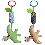 手作りベビールームインテリアベビーカーおもちゃ、2PCS、[恐竜]ベビーギフト