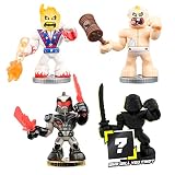 Akedo 14252 アルティメットアーケードウォリアーコレクターパック ミニバトルアクションフィギュア 準備完了 ファイト スプリットストライク