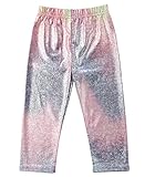 子供服 女の子ロングパンツ カラフル スパークリング フレキシブル 長ズボン（6〜24ヶ月 3-6歳子供に向け） (12-18ヶ月)