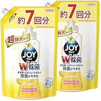 【まとめ買い】 除菌ジョイ コンパクト 食器用洗剤 スパークリングレモンの香り 詰め替え 超特大 1065ml×2個