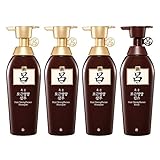 [呂] Ryo 黒雲 根元栄養 シャンプー400ml x 3本, リンス400ml x 1本 / アモレーパシフィック / 漢方シャンプー / シャンプー・リンス セット [並行輸入品]