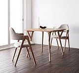 ダイニングセット 『 ダイニング3点セット イラーリ /テーブル80cm/サンドベージュ・2脚 』 040600153-001