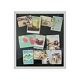 HUSOAR Bulk Passepartout Designs N1351 Photo Frame 20x25inch With 11 Clips , 1-Inch Wide ,MDF(white)