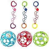 ラングスジャパン(RANGS) オーボール オーリンク & オーボール ラトル (色は選択できません) ベビーカー ストラップ