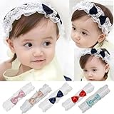 New Lace Pearl Bowknot Children kid girl Hair Band by Big Bargain Store