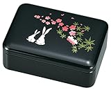 中谷兄弟商会 山中漆器 ポイントカードBOX 黒 夢うさぎ33-3106