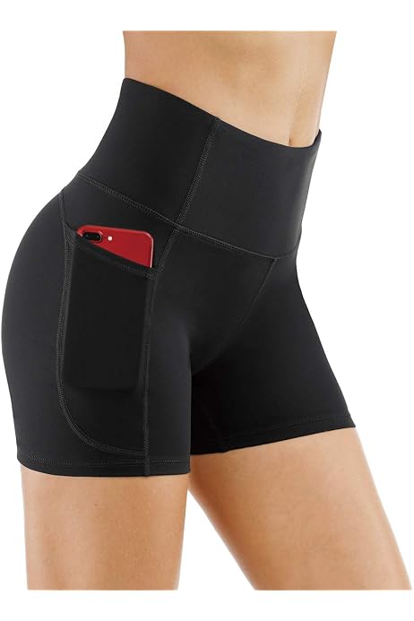 Fotociti Yoga Shorts for Women – High 