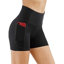 THE GYM PEOPLE High Waist Yoga Shorts 