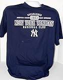 MLBニューヨークヤンキースEstablished Baseball Club NavyブルーTシャツサイズLarge