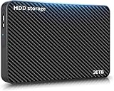 外付けHDD 【五年品質保証】 30TB 外付けハードディスク 超薄型設計 軽量ポータブルHDD 高速データ転送 耐衝撃 静音 100％正規品保証 大容量ストレージ 防塵 防水仕様 コンパクト 持ち運び便利 HDD USB3.0/2.0対応 Windows/Mac対応 外付けドライブ