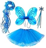 Frozen Inspired Girls Fairy Costume (Age 2-7) 4 Piece Set 【You&Me】 [並行輸入品]