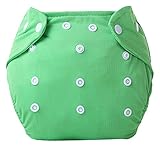 2つのコットンおむつパンツおむつ漏れ防止通気性防水アーミーグリーンのセット