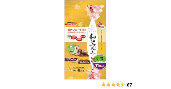 Amazon Co Jp ジェーピースタイルgold ゴールド 和の究み 小粒 11歳から 2 4kg ペット用品