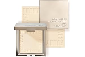 累計4000万個 Funny Elves ソフトマットプレストパウダー パウダ一 フェイスパウダー マット 毛穴カバー テカリを抑え 防水 カラーロック 透明感 素肌感 保湿 皮脂抑制 ベースメイク 乾燥肌 脂性肌 混合肌 メイク崩れ防止 (NU00