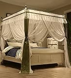 LIQICAI モスキートネット用3ドア 昆虫を防ぐ 厚い 高密度ネット、 2.1メートルの高さ、 多色オプション ( 色 : 濃い緑色 , サイズ さいず : 1.5x1.95m )