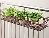 フラワーラック、アイロンバルコニーリビングルーム屋内と屋外の植物フラワーポットラック ( 色 : ブロンズ , サイズ さいず : 60 cm 60 cm )