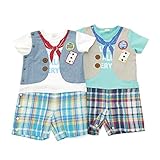 La Chiave (ラ キエーベ ) 半袖グレコ (70～80cm) キムラタンの子供服 (53102-171b) ブルーグリーン 80