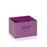 Furinno SD11144PP Laci Dot Design Non-Woven Fabric Soft Storage Organizer Small Purple [並行輸入品]