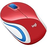 ロジクール M187rRD ワイヤレスマウス 無線 マウス ミニマウス 超小型 M187r 小型 ワイヤレス レッド 国内正規品