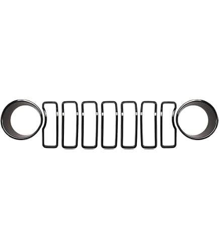 Amazon | Klivex 9PCS のABSエクステリアフロントグリルグリル
